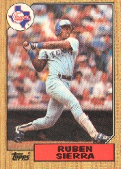 1987 Topps Baseball Cards      261     Ruben Sierra RC
